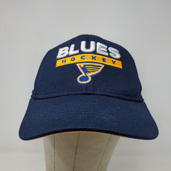 Adidas Men's NHL St. Louis Blues Hockey Hat Blue Size S/M Embroidered - Picture 2 of 13